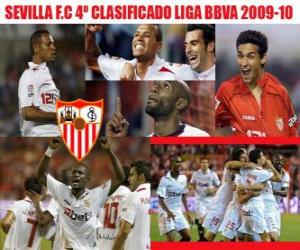 yapboz Sevilla FC 4 Tasnif Ligi BBVA 2009-2010